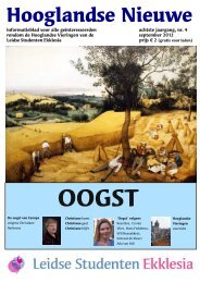 Hooglandse Nieuwe sep-2012 - Welkom bij de LSE