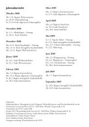Jahresübersicht - HTU