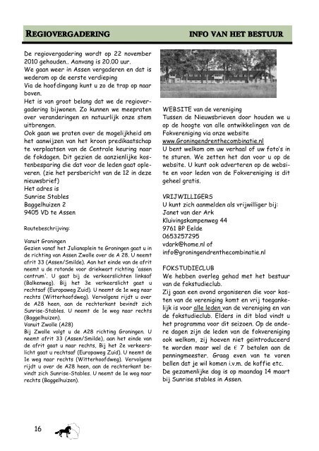 De Groninger 71 nr 3- 2010 - Fokvereniging