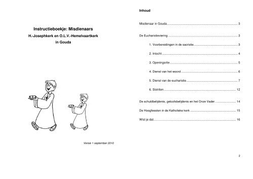 Instructieboekje: Misdienaars