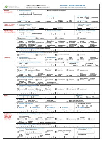 blankett och anvisningar (pdf 74 kb) - THL