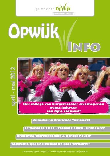 Infoblad april 2012 - Opwijk