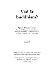 Vad är buddhism av Ajahn Brahm - Buddha dhamma sangha