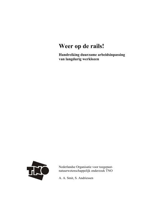 Weer op de rails (.pdf) - Expertisepunt