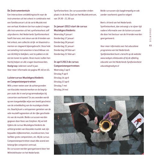 Klik hier om de brochure te downloaden. - Nederlands Symfonieorkest