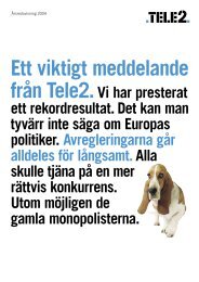 Ett viktigt meddelande - Tele2