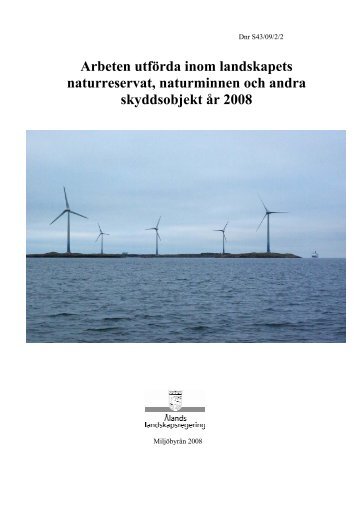 År 2008 - Ålands landskapsregering