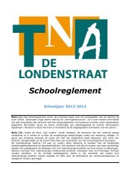 Schoolreglement - Technicum Noord Antwerpen