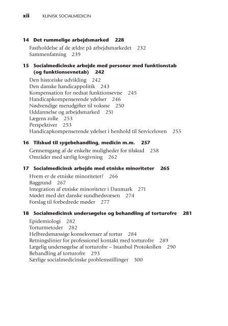 KLINISK SOCIALMEDICIN - FADLs forlag - fadl.dk