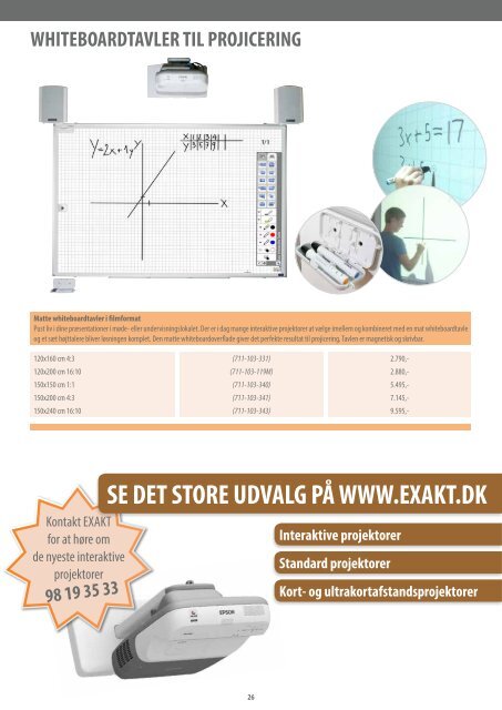 Undervisningstavler og AV - EXAKT