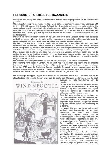 HET GROOTE TAFEREEL DER DWAASHEID - hugovandermolen.nl