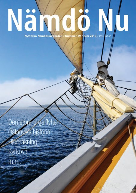 Nämdö Nu juni 2013 - Skärgårdarnas riksförbund