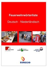 Feuerwehrwörterliste Deutsch - Niederländisch - Freiwillige ...