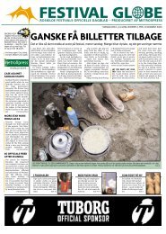 GANSKE FÅ BILLETTER TILBAGE - Roskilde Festival