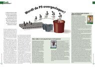 BKW Wordt de P9 overgeslagen? 6/2005 - De Boomkwekerij