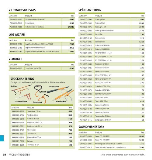 Produktkatalog - Logosol