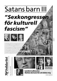 i en kampanjtidning som trycktes 2004 - LaRouche.se