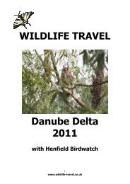May 2011 - Wildlife Travel