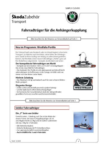 Fahrradtraeger AHK Aktion KD - Autohaus Weeber