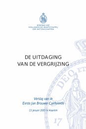 de uitdaging van de vergrijzing - De Koninklijke Hollandsche ...