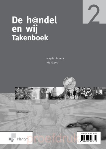 De h@ndel en wij Takenboek - Plantyn