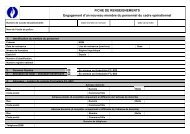 FICHE DE RENSEIGNEMENTS Engagement d'un nouveau ... - ssgpi