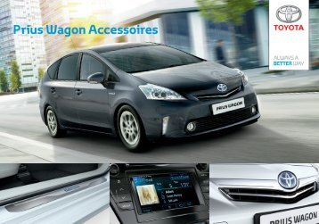 Toyota Prius Wagon accessoires Brochure Nederland