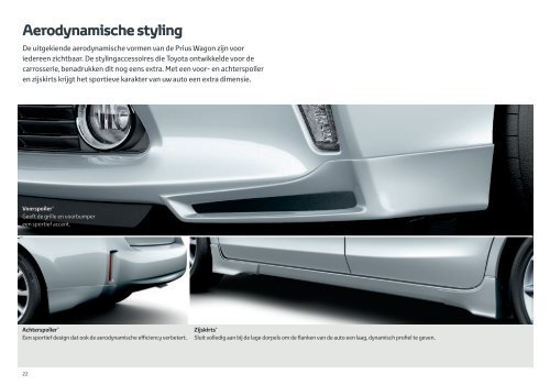 Toyota Prius Wagon accessoires Brochure Nederland