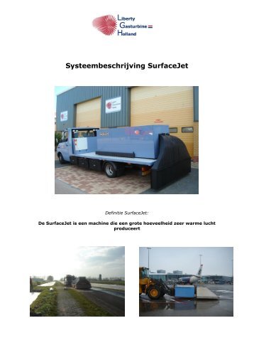 Systeembeschrijving SurfaceJet - Liberty Gasturbine