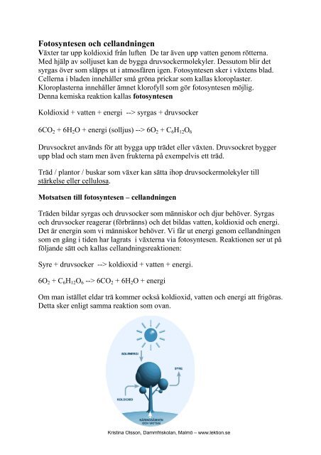 Atomen, periodiska systemet och kemiska reaktioner - Hagaskolan