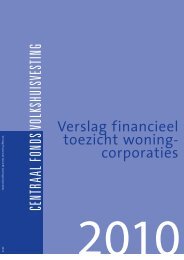 Verslag financieel toezicht woningcorporaties 2010 - Vtw