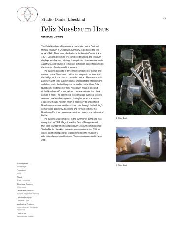 Felix Nussbaum Haus - Studio Daniel Libeskind