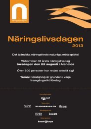 Infoblad 2013 - Ålands Näringsliv