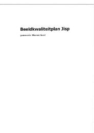 Beeldkwaliteitplan Jisp - Gemeente Wormerland