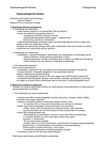 Onderzoeksgericht Denken - CMD-Stud