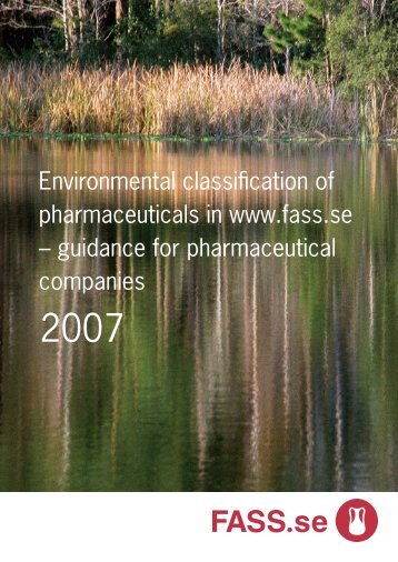 Environmental classification of pharmaceuticals - FASS.se