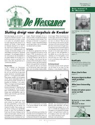 Sluiting dreigt voor dorpshuis de Kwaker - Westzaan.info