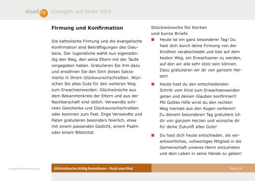 Glückwünsche richtig formulieren