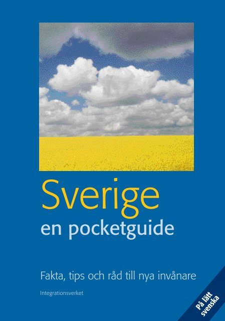 Sverige - en pocketguide - lätt svenska - Till Immigrant-institutets ...