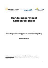 Handelingsprotocol Schoolveiligheid - Sondervick College