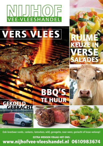 VERSE VERS VLEES - Nijhof Vee- en Vleeshandel