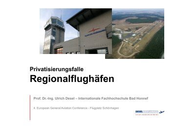 Prof. Dr. Ulrich Desel - EDAZ Flugplatz Schönhagen