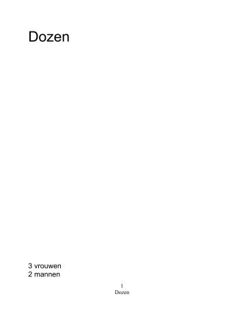 Dozen 2013 - Arne Sierens