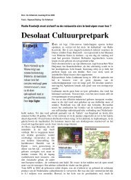 Desolaat cultuur pretpark - Radio Kootwijk