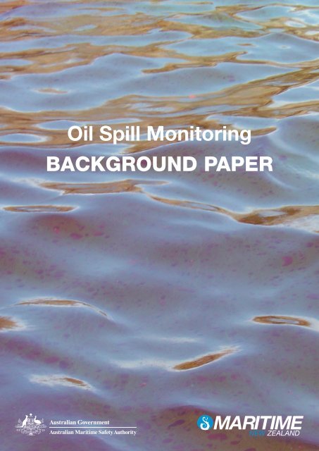 Oil Spill Monitoring BACKGROUND PAPER - Australian Maritime ...
