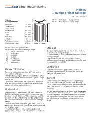 Läggningsanvisning Höjslev 1-kupigt ofalsat taktegel - Randers Tegl