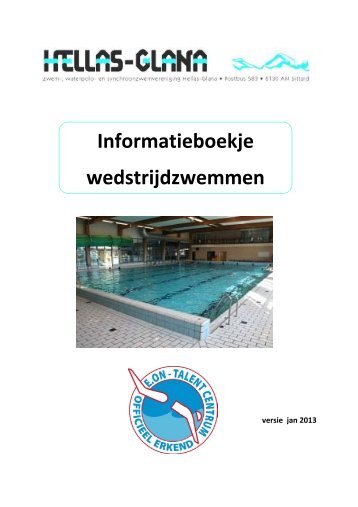 Informatieboekje wedstrijdzwemmen - Hellas-Glana