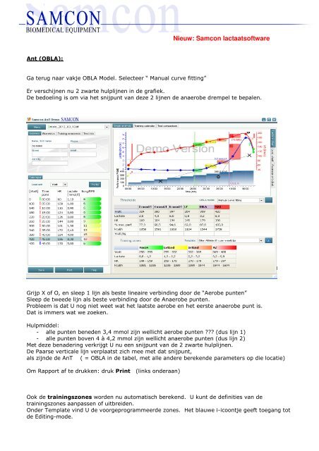 Samcon Lactate – AnT Software