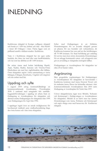 Kapitel 1_Utgångspunkter, pdf, 1 MB - Karlskrona kommun