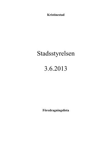Nr 10/3.6.2013 - Kristinestad